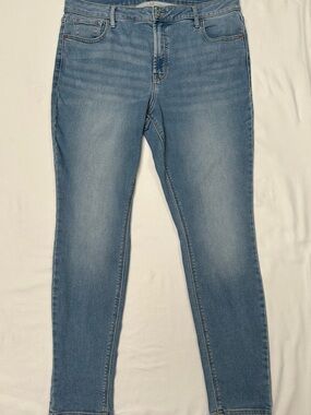 OLD NAVY ROCKSTAR WOMEN’S SUPER SKINNY JEANS, BUILT-IN WARM, SIZE 16